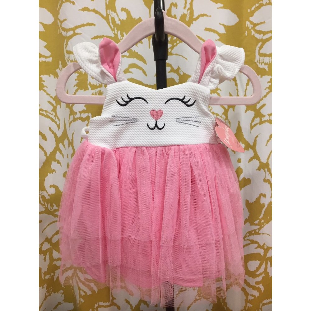 Youngland Baby Girl's Pink Dress‎ - Bunny
